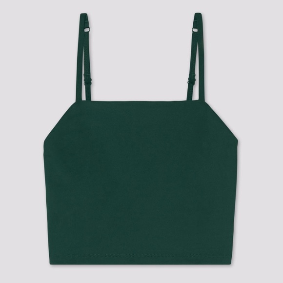 GIRLFRIEND COLLECTIVE Devon Compressive Cami in Moss NWT - Picture 2 of 6